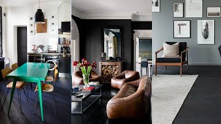 Living Room Designs with Dark Floors [upl. by Broderick]