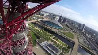 80m Abseil down the ArcelorMittal Orbit [upl. by Ambrosio]