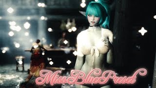 Skyrim LE  Miss Blue preset for racemenu [upl. by Unam]