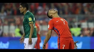 Chile 0  0 Bolivia  Eliminatorias Rusia 2018  Claudio Palma  Fecha 8 [upl. by Nelon]