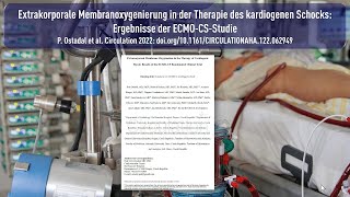 VAECMO in der Therapie des kardiogenen Schocks Ergebnisse der ECMO CS Studie [upl. by Eeresed]