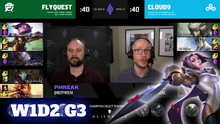 FlyQuest vs Cloud 9  Day 2 LCS Lock In 2021 Groups  FLY vs C9 [upl. by Yeleen]