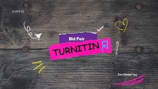 Turnitin class id and enrollment key free  Turnitin class id 2024  Turnitin turnitin classid [upl. by Oglesby]