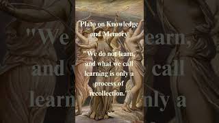 The Theory of Recollection  Plato on Knowledge and Memory platowisdom platoquotes plato [upl. by Awad]