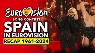 🇪🇸 España en Eurovisión 1961  2024  RECAP Spain in the Eurovision Song Contest [upl. by Reagan807]