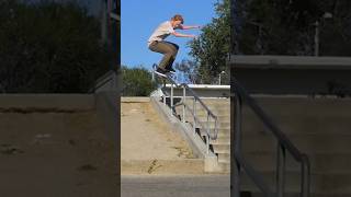 Jack Olson talks about his Barley Grind on the Dana Hills High Double Kink Rail skateboarding [upl. by Simmons]