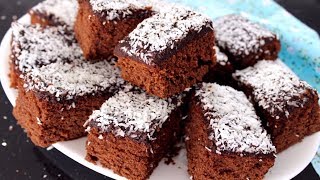 How to make Cakey Brownies w Chocolate glaze Swedish Recipe  Daniellas Home Cooking [upl. by Vasiliki127]