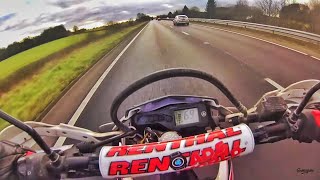 Yamaha WR125X Top Speed 80MPH  MotoVlog [upl. by Anaujat]