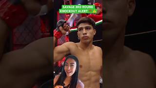 Cristian Puas Pérez KNOCKS OUT opponent in MEXICO vs USA Showdown  Combate Global MMA  Fight News [upl. by Ekard]