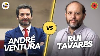 ANDRÉ VENTURA CHEGA vs RUI TAVARES LIVRE  DEBATES LEGISLATIVAS 2024 [upl. by Yrokcaz618]