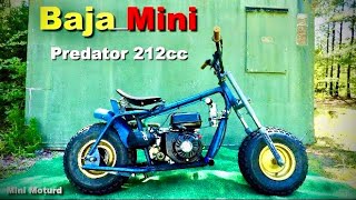 Baja Mini Bike Top speed predator212cc [upl. by Eleanore801]