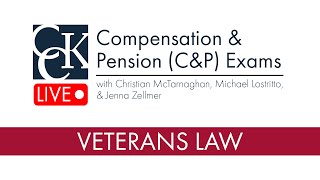 VA Compensation amp Pension CampP Exams [upl. by Farris928]