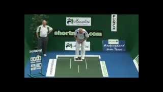 Greengauge Shortmat Bowls Challenge  Alex Marshall MBE Vs Dessie Hamilton [upl. by Lyrad]