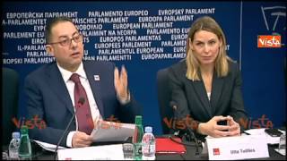 BRUXELLES PITTELLA PARLAMENTO UE RICONOSCA STATO DI PALESTINA 161214 [upl. by Nodyroc482]