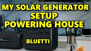 Bluetti setup powering house tips and tricks ac200Max and B300 with generator transfer switch [upl. by Anenahs]