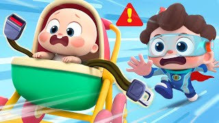 Lets Buckle Up Baby  Seatbelt Safety Song  Nursery Rhymes amp Kids Songs  BabyBus [upl. by Sosna]