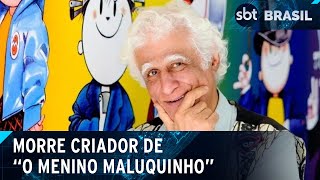 Morre aos 91 anos Ziraldo criador de quotO Menino Maluquinhoquot  SBT Brasil 060424 [upl. by Alage]