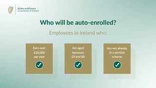 Autoenrolment How will autoenrolment in Ireland work [upl. by Adnawot]