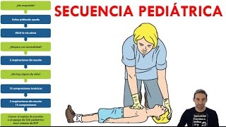 SECUENCIA RCP PEDIATRICA [upl. by Aylat]