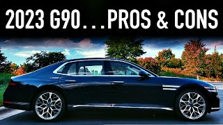 Pros amp Cons of the 2023 Genesis G90 [upl. by Steffen]