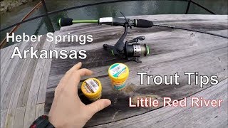 Trout Fishing the Little Red River Arkansas Rainbow Lodge [upl. by Cybil]