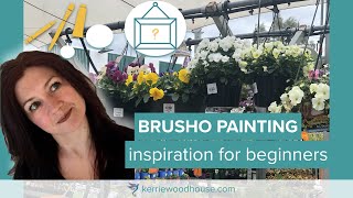 Brusho Flowers  Painting Inspiration for Beginners [upl. by Blood]