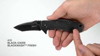 Kershaw 1556TBW  Cryo II  Tanto BlackWash [upl. by Stockwell687]