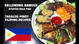 Rellenong Bangus  Stuffed Milkfish  Filipino Fish Recipe [upl. by Zara]