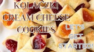 Kolaczki Cream Cheese Cookies  Kolaczki Cream Cheese Cookies Recipe  Bitrecipes [upl. by Joseph]