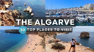 THE ALGARVE PORTUGAL  30 Top Places to Visit in The Algarve [upl. by Gona571]