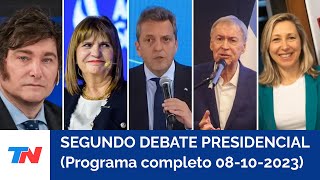 SEGUNDO DEBATE DE LOS CANDIDATOS A PRESIDENTE 2023 [upl. by Frannie]