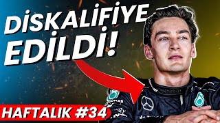 RUSSELL DİSKALİFİYE  SAINZ WILLIAMSTA  F1 HAFTALIK HABERLERİ  F1 BELÇİKA GP ÖZETİ  HAFTALIK34 [upl. by Illona]