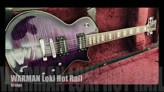 Warman Pickup Comparison Stock Ltd GampB Pickups vs Warman Loki Hot Rails [upl. by Atarman370]