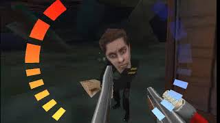 Goldeneye N64 Japanese DK Mode Agent Secret Agent 00 Agent Statue Archives Streets DepotTrain Part 3 [upl. by Wachter529]