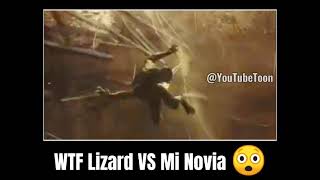 WTF el lagarto contra mi novia 😲  Lizard gets kicked by nothing  Spiderman no way home meme [upl. by Zared]