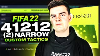 Best PRO FIFA 22 412122 Narrow Custom Tactics Counter Attack [upl. by Sheedy581]