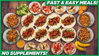 EASY Vegan Meal Prep for Weight Loss High Protein [upl. by Aivek]