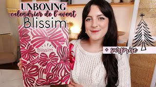 Calendrier de lAvent BLISSIM 2024  UNBOXING 🎅🏼🎄 Je le dévoile 😱 Plus abordable 🥰 [upl. by Adamsen]