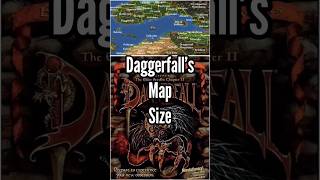 Daggerfalls Map Size  Elder Scrolls Facts elderscrolls elderscrollslore daggerfall gamingfacts [upl. by Darlleen383]