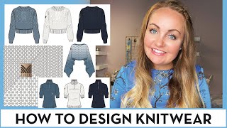 How to design knitwear amp create knitwear patterns in AI  fashion secrets [upl. by Trescott]