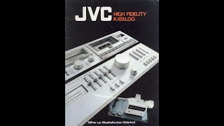 JVC HIGH FIDELITY HIFI STEREO 1980 BROCHURE CATALOG FOLDER PROPAGANDA FOLHETO 4k [upl. by Reivax258]