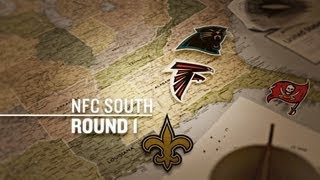 2012 NFL Draft Grades Round 1 NFC South Edition [upl. by Bertle]