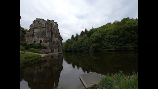 Teutoburger Wald  Externsteine  Hermannsdenkmal [upl. by Aikemit]