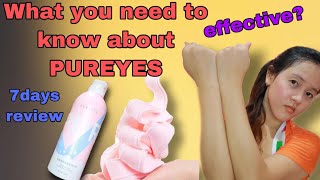 PUREYES 7 days review  Effective foaming whitening wash  with and without pureyes comparison [upl. by Nnylram743]