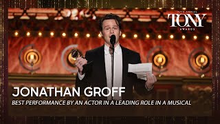 Jonathan Groff  2024 Tony Awards Acceptance Speeches [upl. by Mckenna]