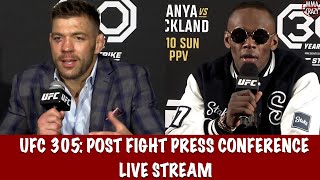 UFC 305 Du Plessis vs Adesanya Official Post Fight Press Conference Live Stream [upl. by Ohnuj]