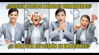 La teoría emotivista de los juicios morales [upl. by Syck]