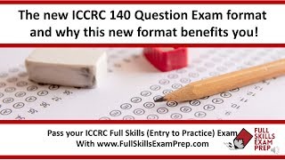 All about the new 140 question ICCRC Exam format [upl. by Halas393]