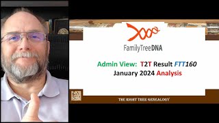 FTDNA Admin View T2T Result FTT160 Review  January 2024 [upl. by Gowrie]