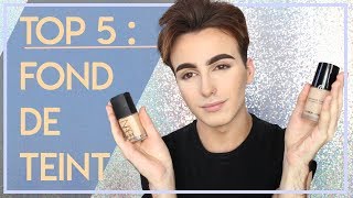 TOP 5  MES MEILLEURS FONDS DE TEINT  Best foundation ever [upl. by Tuchman]